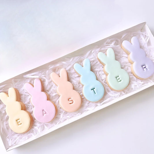 Mini Pastel Bunnies Easter Cookie Gift Box