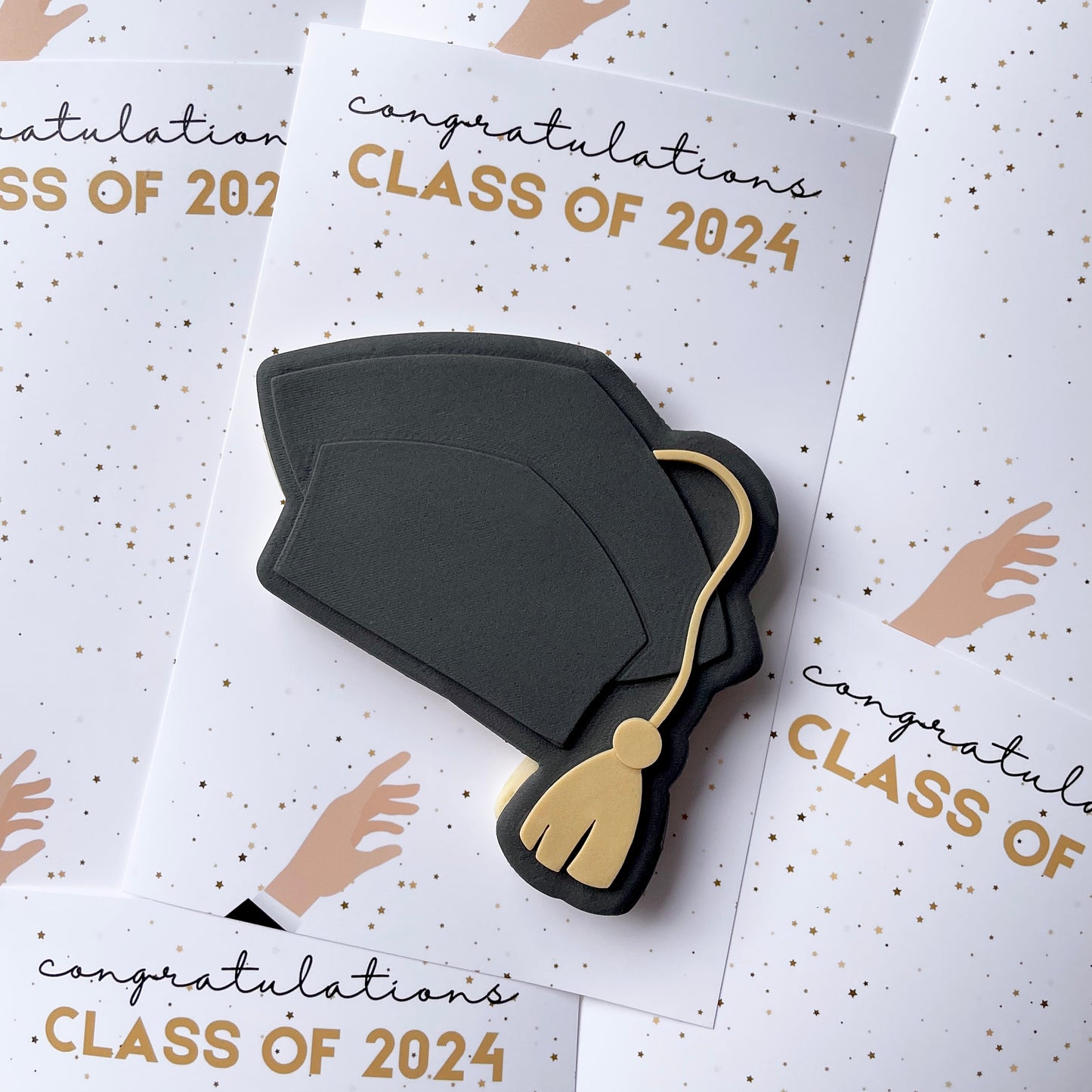 Graduation Cap Single Cookie